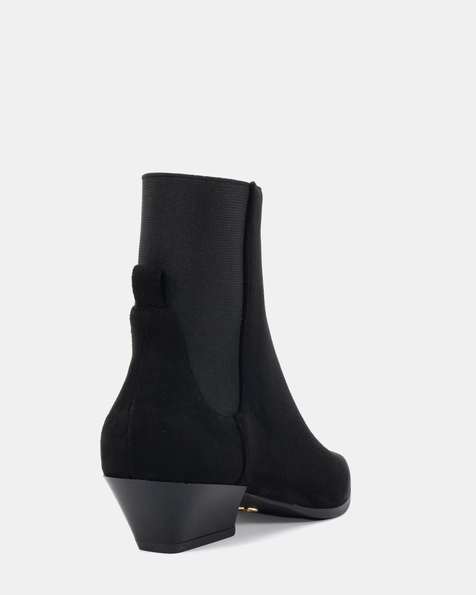 DESTA Black Suede Ankle Boots