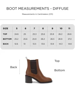 DIFFUSE TAN Slip On Boots