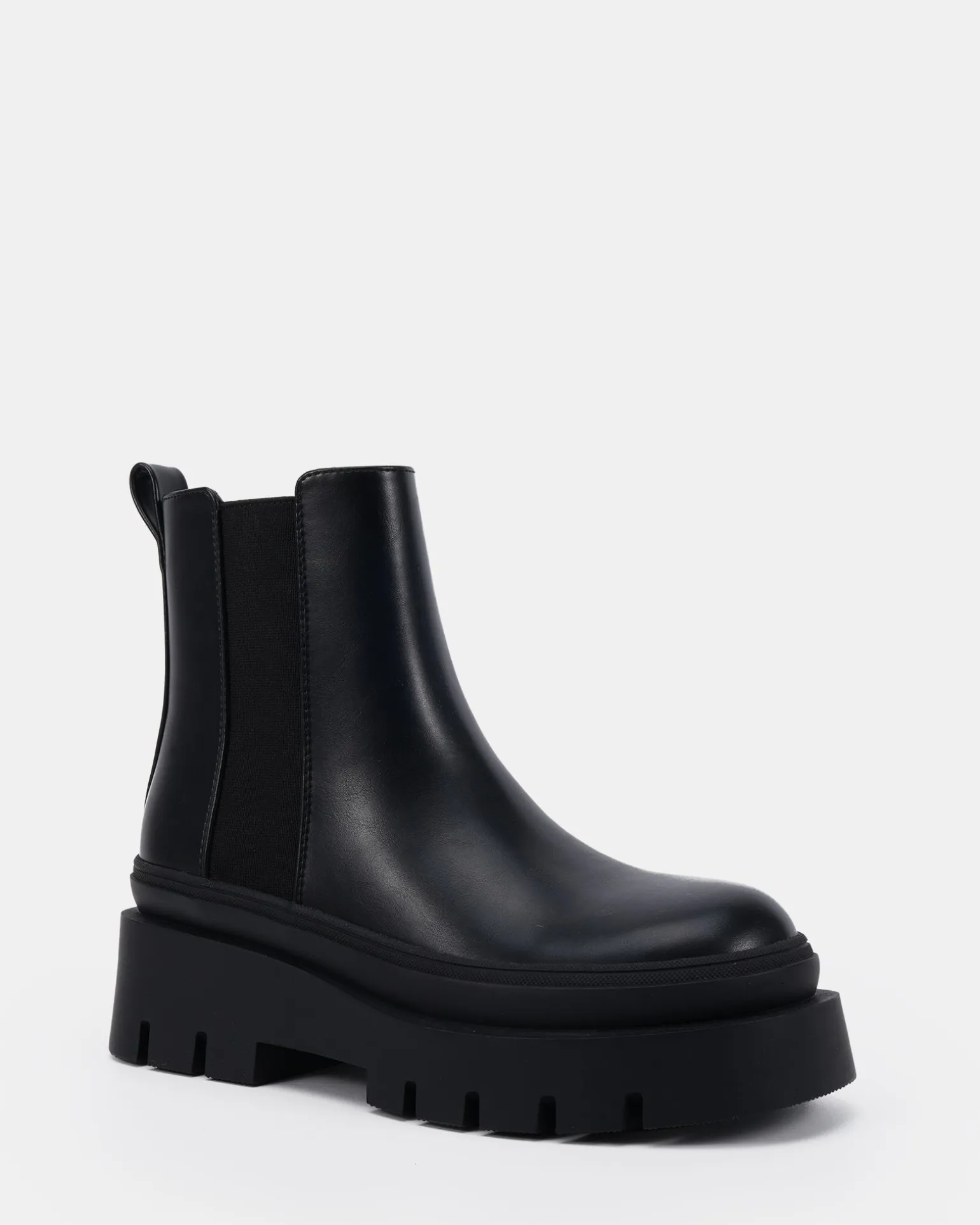 DOMINIQUE BLACK Slip On Boots