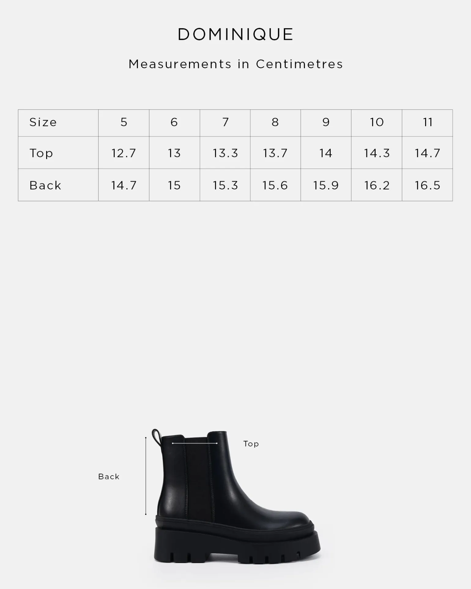 DOMINIQUE BLACK Slip On Boots