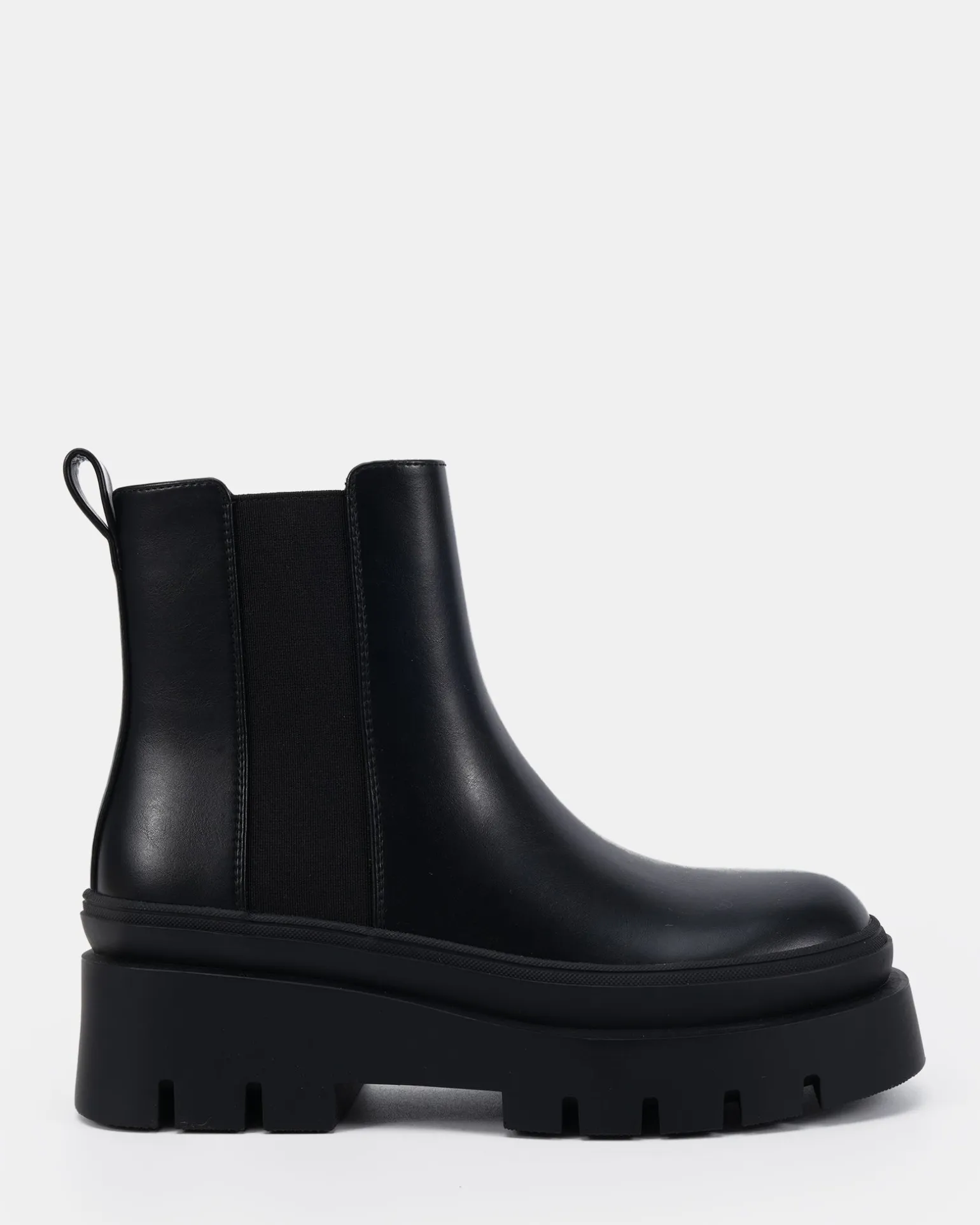 DOMINIQUE BLACK Slip On Boots