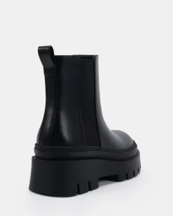 DOMINIQUE BLACK Slip On Boots