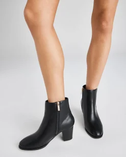 DOUR BLACK Heeled Boots