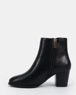 DOUR BLACK Heeled Boots