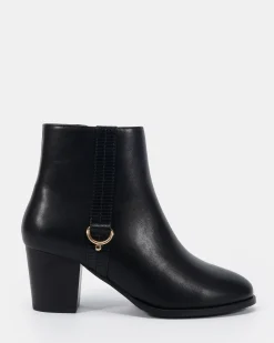 DOUR BLACK Heeled Boots