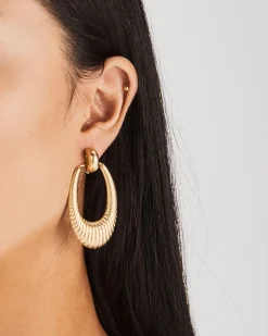 EARRING - BROOKLYN Metallic Earrings