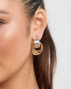 EARRING - DASHA SILVER/GOLD Earrings