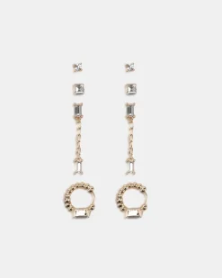 EARRING - DELL PACK Metallic Earrings