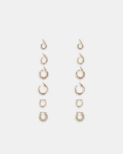 EARRINGS - HAZEL PACK Metallic Earrings