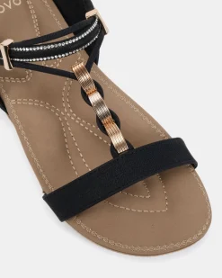 ELLUNA BLACK Sandals