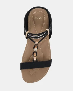ELLUNA BLACK Sandals