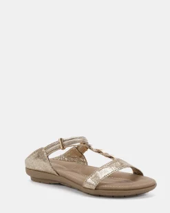 ELLUNA GOLD Sandals