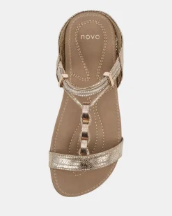 ELLUNA GOLD Sandals