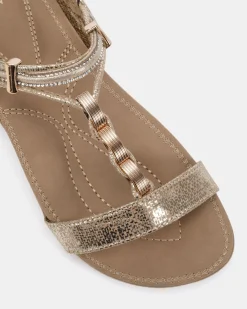 ELLUNA GOLD Sandals