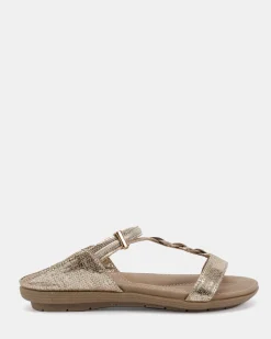 ELLUNA GOLD Sandals