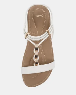 ELLUNA WHITE Sandals