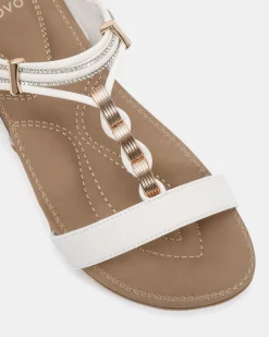 ELLUNA WHITE Sandals