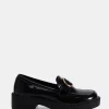 ELMORE Black Patent Loafers
