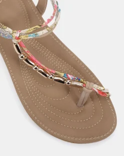 ELSUNNY NEUTRAL Strappy Sandals