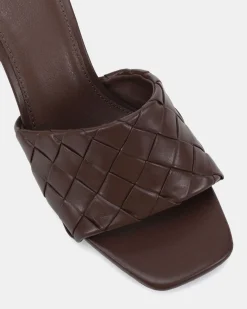 FARREN MILK CHOCOLATE Block Heels