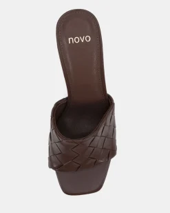 FARREN MILK CHOCOLATE Block Heels