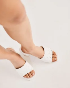 FARREN WHITE Block Heels