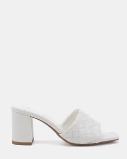 FARREN WHITE Block Heels