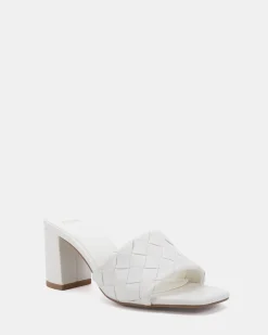 FARREN WHITE Block Heels