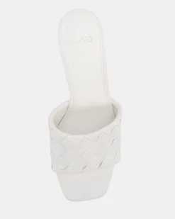 FARREN WHITE Block Heels