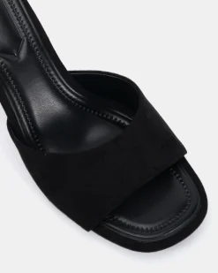 FINELLA Black Suede High Heels