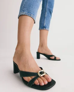 FINNEGAN BLACK Block Heels