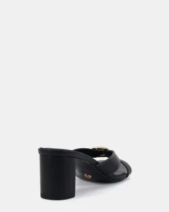 FINNEGAN BLACK Block Heels