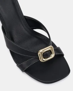 FINNEGAN BLACK Block Heels