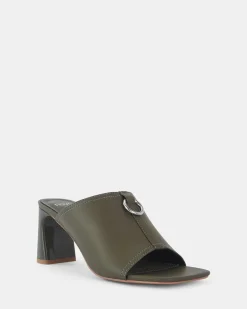 FRODO KHAKI Open Toe Heels