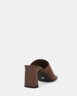 FRODO MILK CHOCOLATE Open Toe Heels