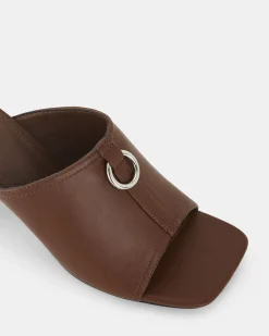 FRODO MILK CHOCOLATE Open Toe Heels