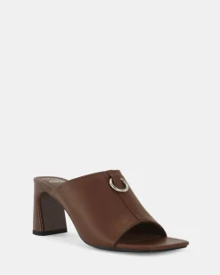 FRODO MILK CHOCOLATE Open Toe Heels