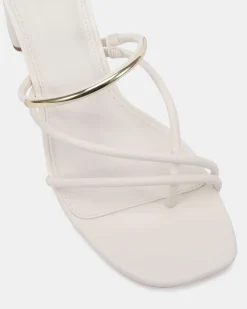 FUMING WHITE Mid Heels