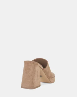 FUTURA CAMEL Open Toe Heels