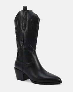 HALLOW BLACK Long Boots