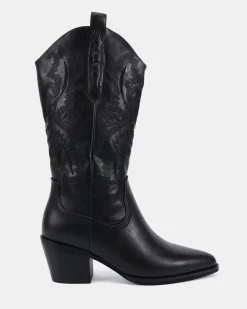 HALLOW BLACK Long Boots