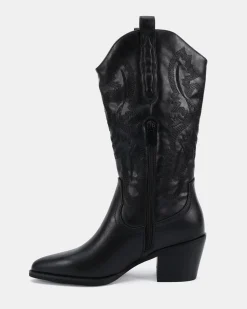 HALLOW BLACK Long Boots