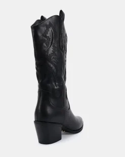 HALLOW BLACK Long Boots