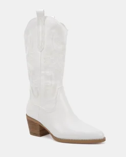 HALLOW WHITE Long Boots