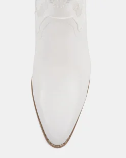 HALLOW WHITE Long Boots