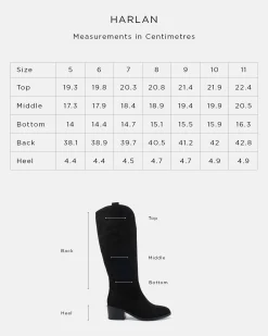 HARLAN ESPRESSO SUEDE Long Boots