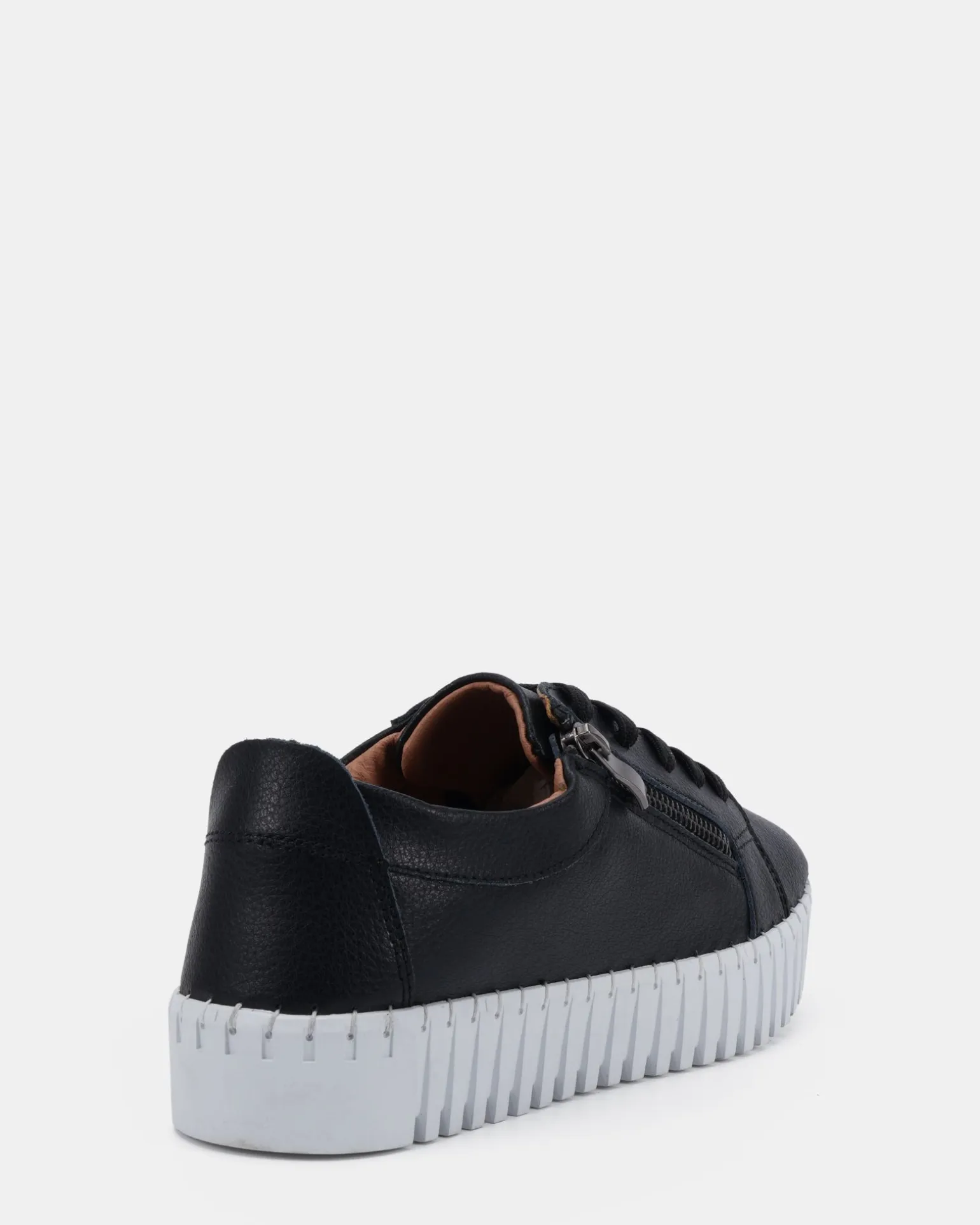 HATTIE RIVERS BLACK Lace Up Sneakers