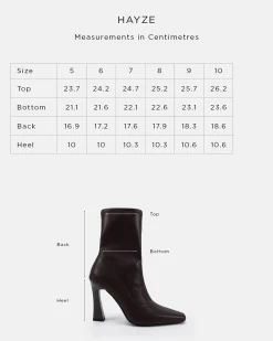 HAYZE BLACK Heeled Boots