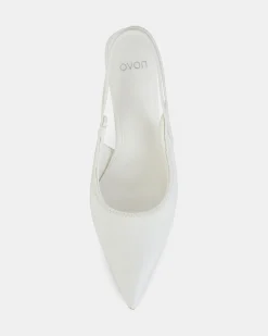 IANTHE WHITE Closed Toe Heels