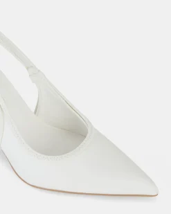 IANTHE WHITE Closed Toe Heels